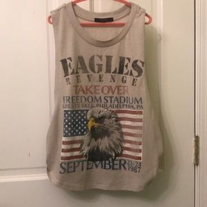 F21 Eagles Band Tee